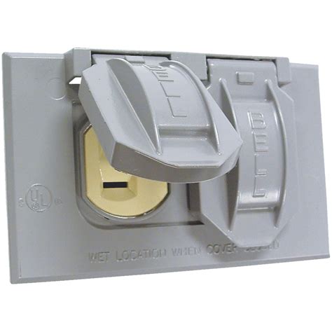 replacement outdoor electrical box cover|best weatherproof outdoor receptacle cover.